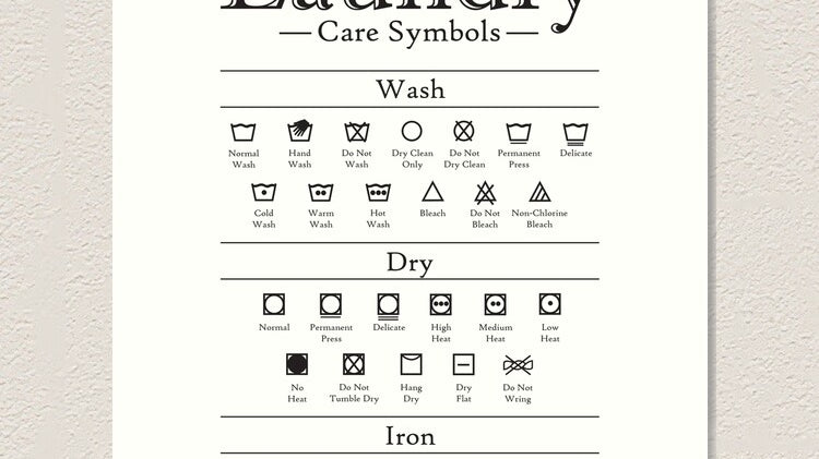 laundry care instructions.