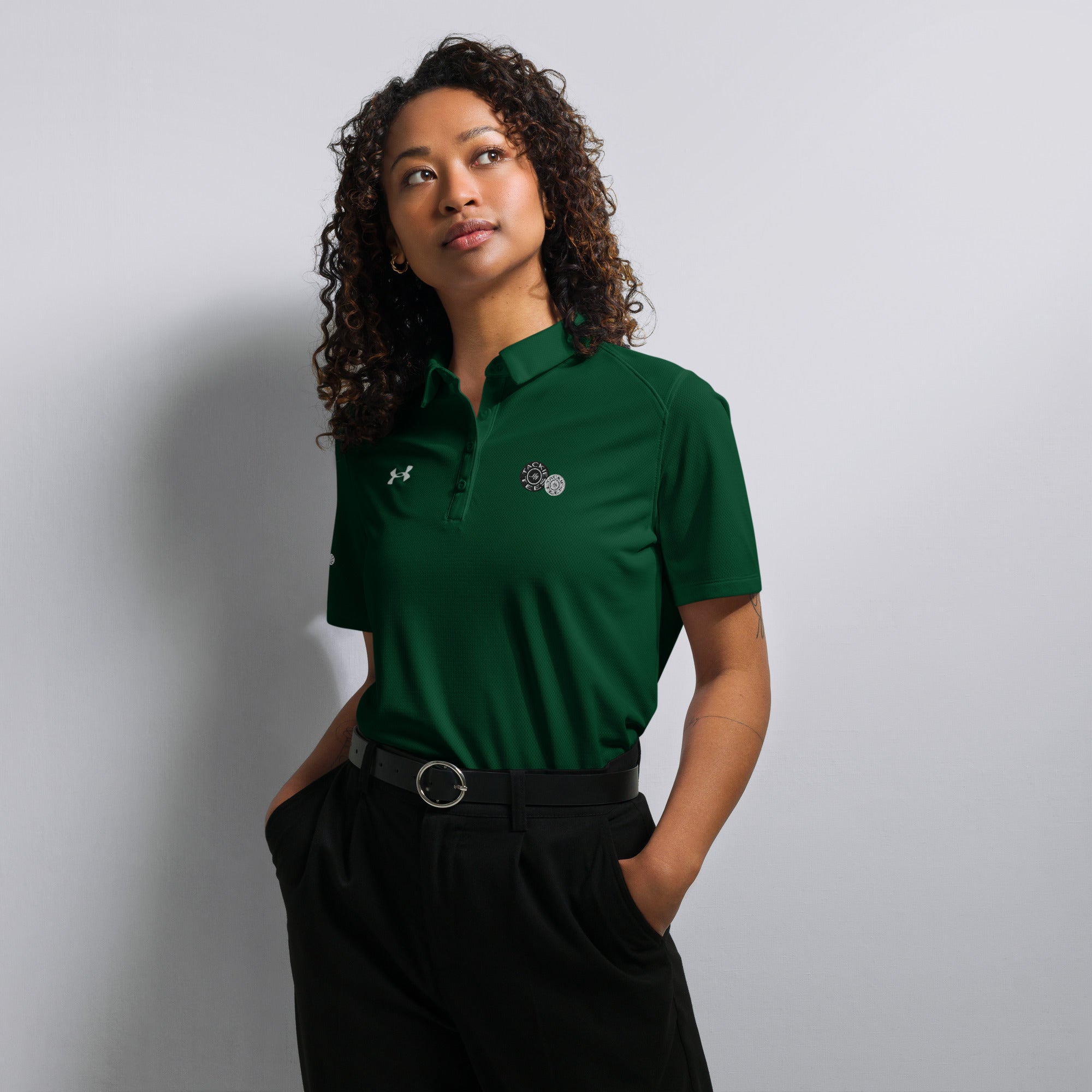 Under Armour® women’s polo | signature embroidered