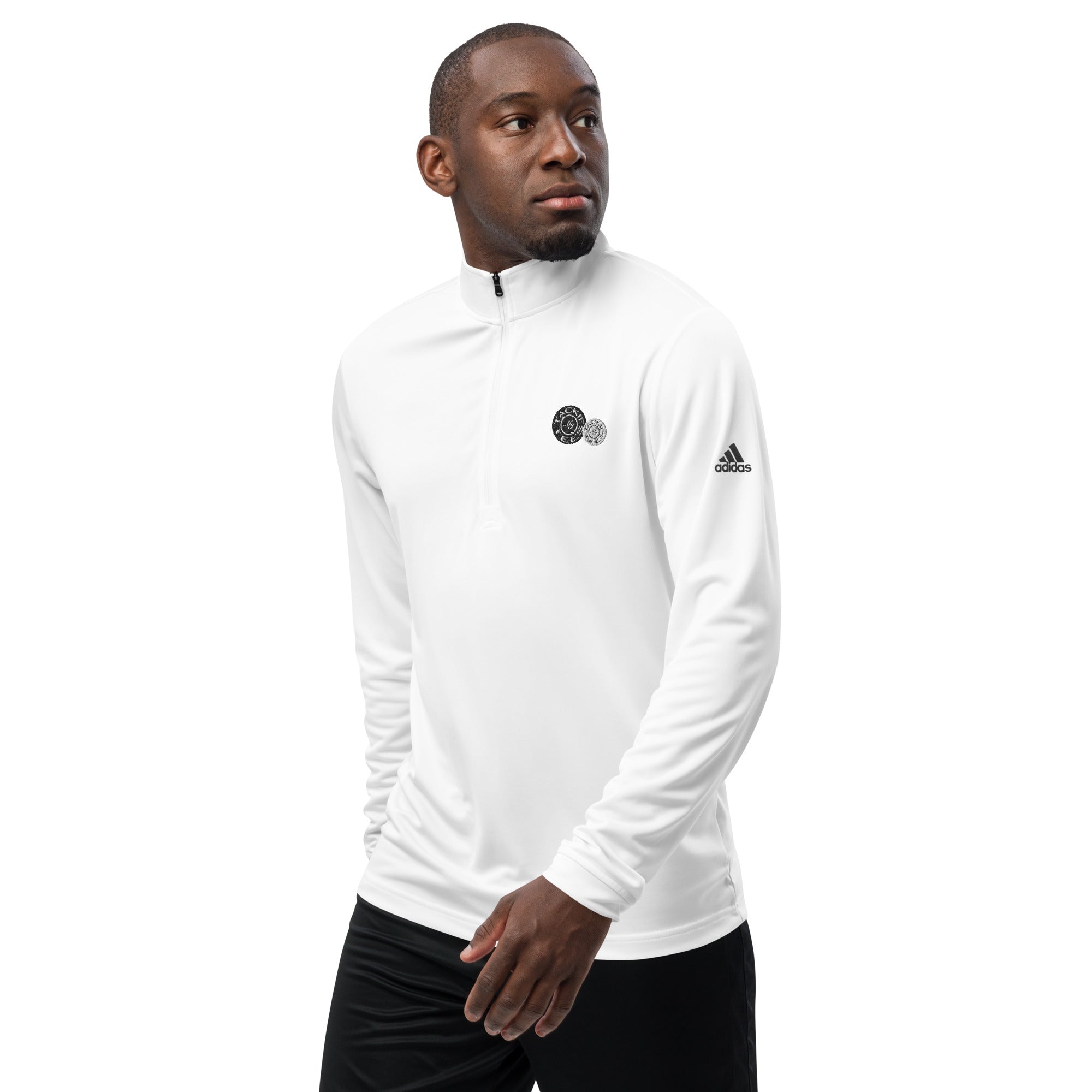 adidas quarter zip pullover | signature embroidered – My
