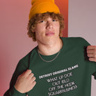 Detroit Original Slang embroidered sweatshirt - quality comfortable stylish apparel