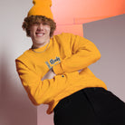 "Detroit Steady Boomin men's embroidered sweatshirt in [color] - premium comfort streetwear"