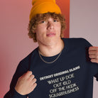 Detroit Original Slang embroidered sweatshirt - quality comfortable stylish apparel