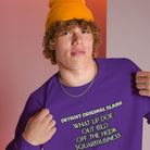 Detroit Original Slang embroidered sweatshirt - quality comfortable stylish apparel
