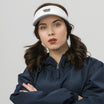 Close-up of Detroit THICK embroidery detail on visor
