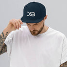 DSB white snapback hat (Detroit Steady Boomin)