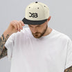 DSB black snapback hat (Detroit Steady Boomin)