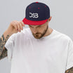 DSB white snapback hat (Detroit Steady Boomin)